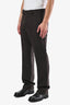Tom Ford Brown Wool Silk Trousers Size 44 Mens