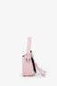 Acne Studios Pink Leather Multipocket Micro Bag with Strap