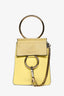 Chloé Yellow Leather 'Mini Faye' Crossbody Bag