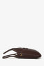 Miu Miu Brown Leather Mini Ivy Tote Bag