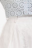 Zimmermann White Linen High Waisted Shorts Size 0