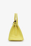 Hermès 2023 Lime Matte Alligator Mississippiensis Birkin 25 With Palladium Hardware