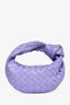 Bottega Veneta Purple Intrecciato Leather Mini Jodie