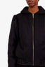 Pre-loved Chanel™ 20N Black Coco Neige Waist Bomber Jacket 34