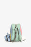 Gucci Green Pastel Multicolour Leather Marmont