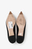 Miu Miu Black Patent Toe Flats Size 35