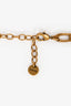 Christian Dior Gold Tone CD Charm Necklace