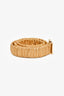 Pre-loved Chanel™ 2023 Gold Leather Stretch Belt Size 85/34
