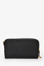 Christian Dior 2024 Black Grained Leather Caro Double Pouch Crossbody