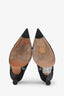 Jimmy Choo Black Patent Leather Mesh 'Kix' Ankle Boots Size 41