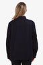 Officine Générale Black Wool Single-Breasted Coat Size XXL