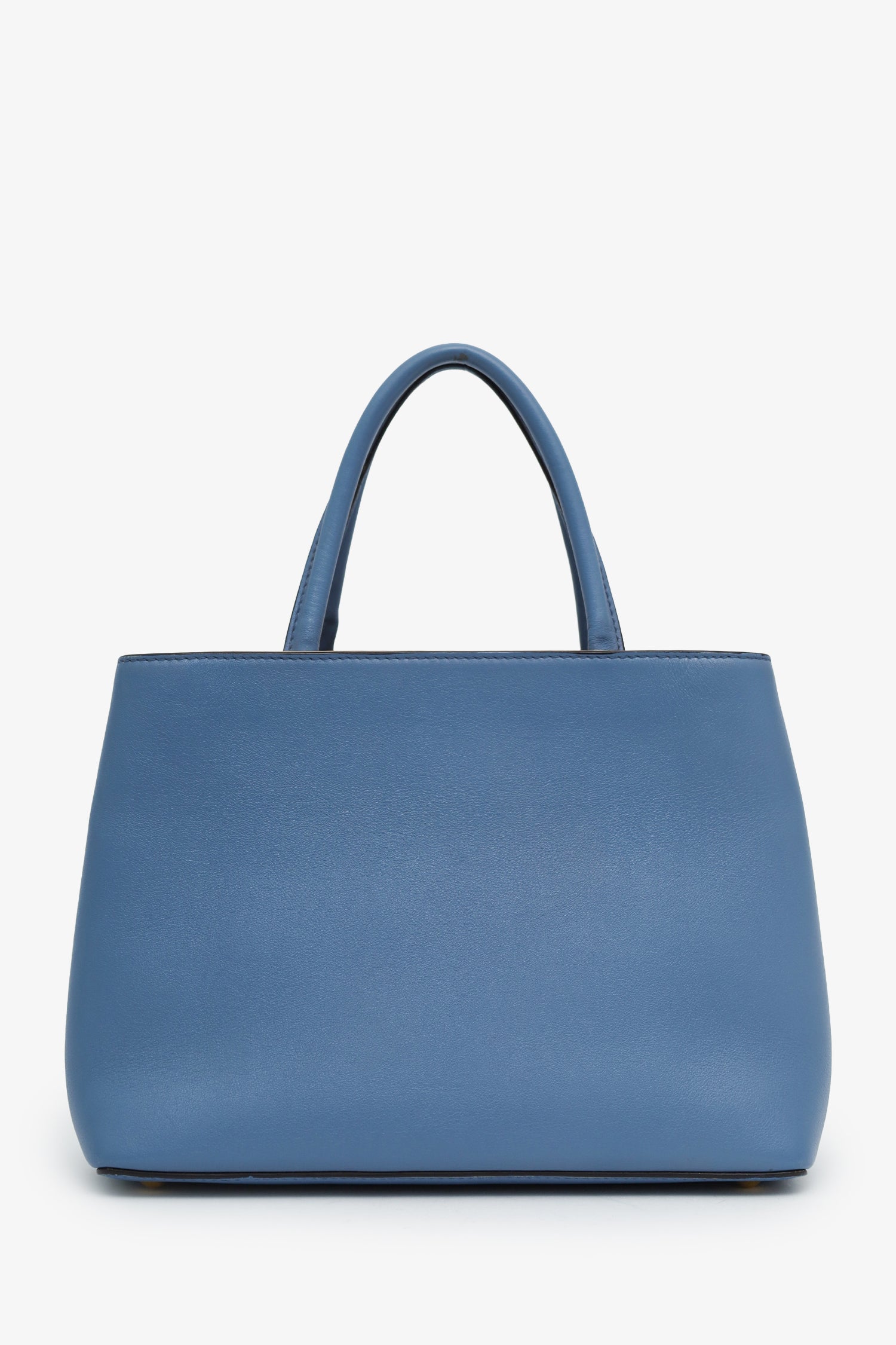Fendi Blue Leather 2jours Top Handle With Strap – Mine & Yours
