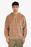 Louis Vuitton Brown Velvet Monogram 2010s Hoodie Size M Men's
