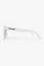 Celine White Logo Sunglasses with White Logo Pouch