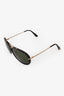 Tom Ford Black/Gold Aviator Cyrille Sunglasses