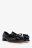 Jimmy Choo Black Leather Rosa Flower Embellishment Mary Janes Size 36