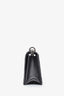 Christian Dior Silver Metallic Grained Leather Diorama Flap Bag