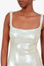 L'Academie Blush Pink Sequin Midi Dress Size XXS