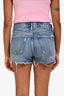 Agolde Blue Distressed Denim Mini Shorts Size 25
