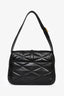 Saint Laurent Black Leather 'Le 57' Matelasse Shoulder Bag