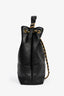 Pre-loved Chanel™ 25A Black Calfskin Vertical Bucket Bag