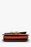Chloé Brown Leather Suede Mini Faye Chain Bag