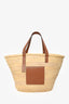 Loewe Leather Trimmed Large Basket Tote