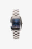 Baume & Mercier Hampton Blue/Silver Toned Stainless Steel Quartz Watch Mens