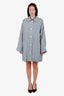 Reformation Green/White "Irene" Linen Jacket Size XL