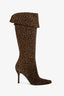 Stuart Weitzman Cheetah Print High Boots Size 12