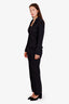 Diane von Furstenberg Grey Wool Two Piece Suit Size 4