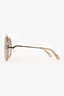 Chloe Light Pink/Silver Round '120S' Sunglasses