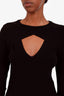 ALC Black Cut Out Front Long Sleeve Sweater Size S