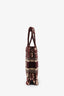 Christian Dior 2019 Burgundy Oblique Mini Book Tote