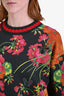 Gucci Green Multicolour Floral Butterfly Sweatshirt Size M