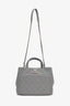 Pre-loved Chanel™ 2019 Grey Caviar Leather Quilted Small Business Affinity Shopping Tote