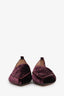Nicholas Kirkwood Purple Velvet Pointed Toe Flats Size 35