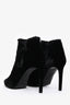 Stuart Weitzman Black Velvet Booties Size 8.5