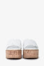 Hermès White Leather 'Eze 30' Sandals Size 35