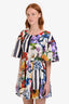Dolce & Gabbana Multicolour Cotton Patchwork Floral Dress Size 40