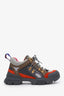 Gucci Grey/Orange Flashtrek Chunky Sneakers Size 38