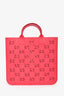 Gucci Raspberry Pink Rubber Tote Bag