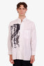 Yohji Yamamoto 20SS Ink Poem Button Down Shirt Size 2 Mens