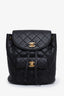 Pre-loved Chanel™ 1994-96 Black Quilted Lambskin Duma Backpack