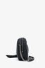 Saint Laurent Black Grain De Poudre Matelasse Monogram Mini Lou Camera Bag