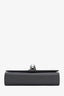 Saint Laurent Grey Grained Leather Kate Tassel Bag