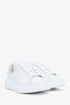 Alexander McQueen White/Silver Oversized Sneakers Size 38.5