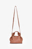 Polene Blush Leather Top Handle 'Numéro Neuf' Crossbody
