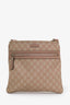 Gucci Brown GG Supreme Monogram Small Flat Messenger Bag