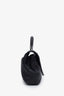 Saint Laurent Black Chevron Leather Loulou Puffer Shoulder Bag